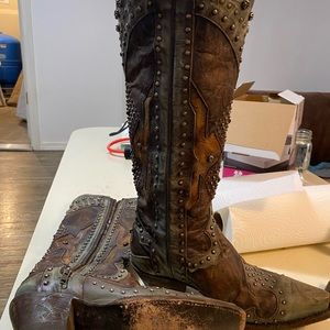 Natasha turquoise Dan Post boots- beautiful